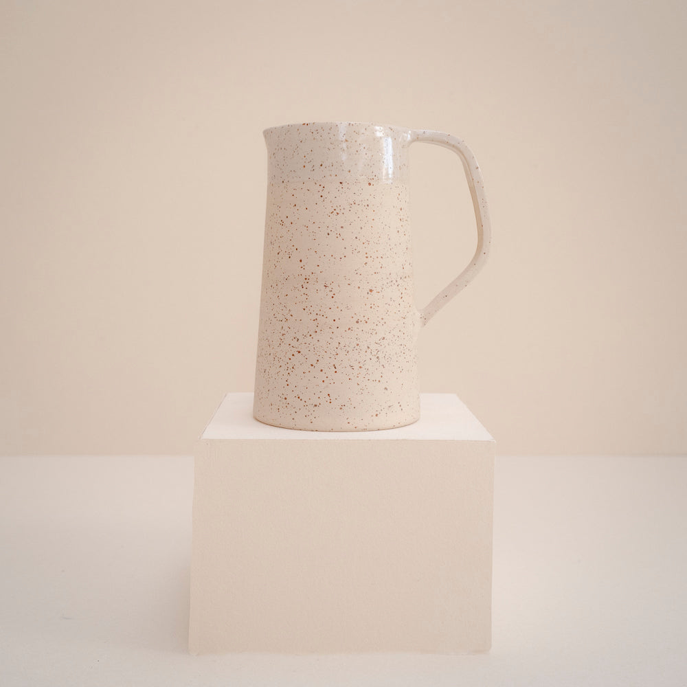 Speckled pitcher