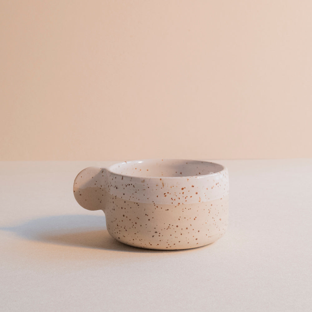 Speckled cappuccino cup