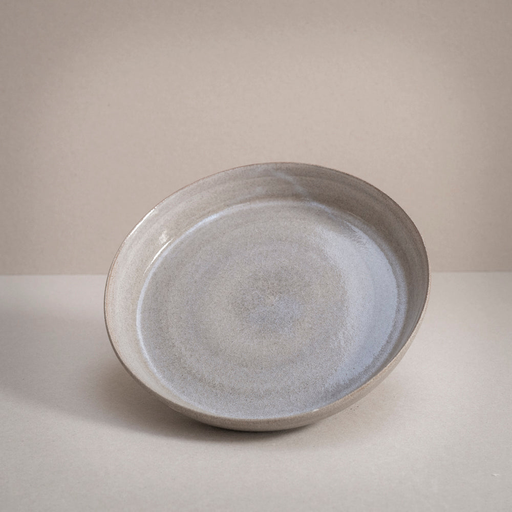 Gray low bowl