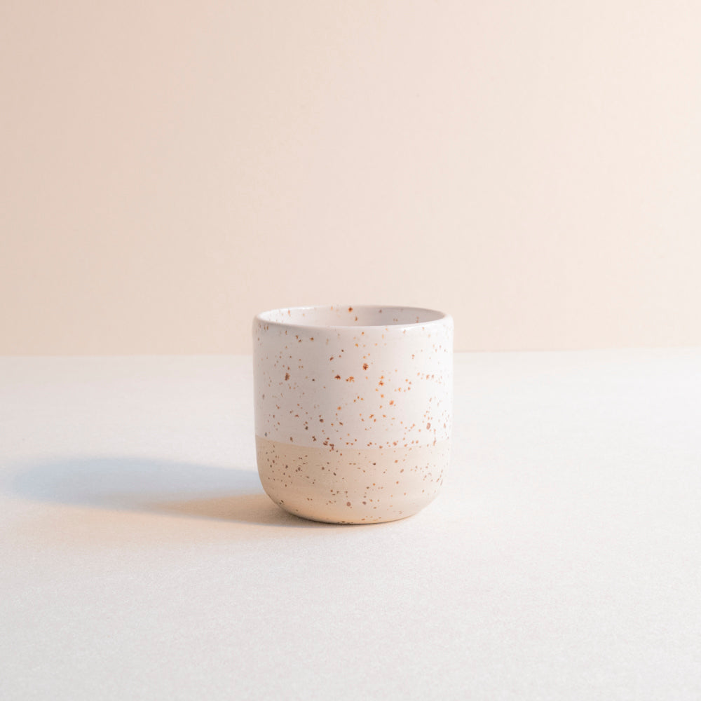 Speckled coffee cup