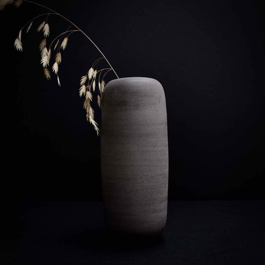 Black vase